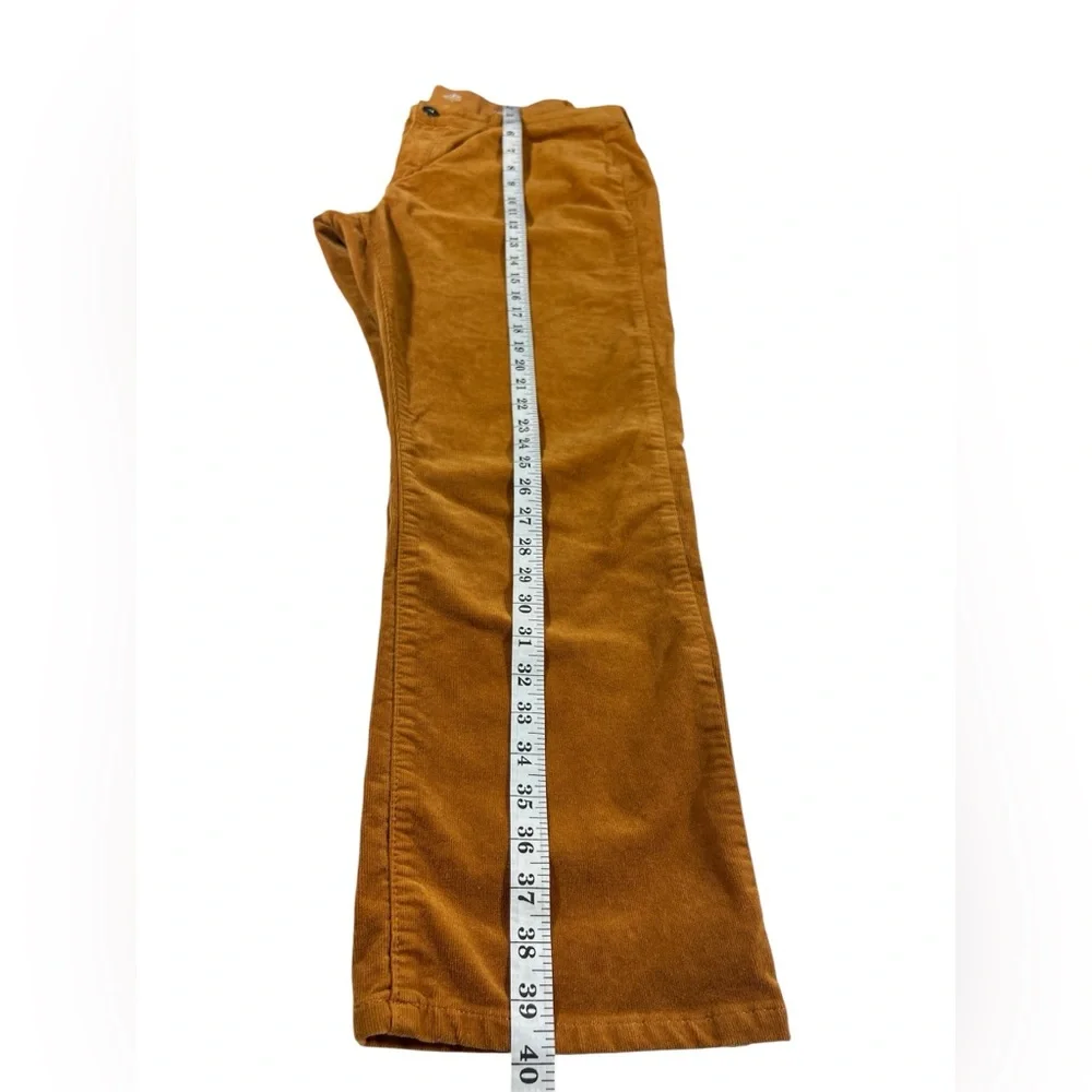 St. John's Bay Caramel Corduroy Straight Leg Pants Women's 16P‎ Petite Stretch
